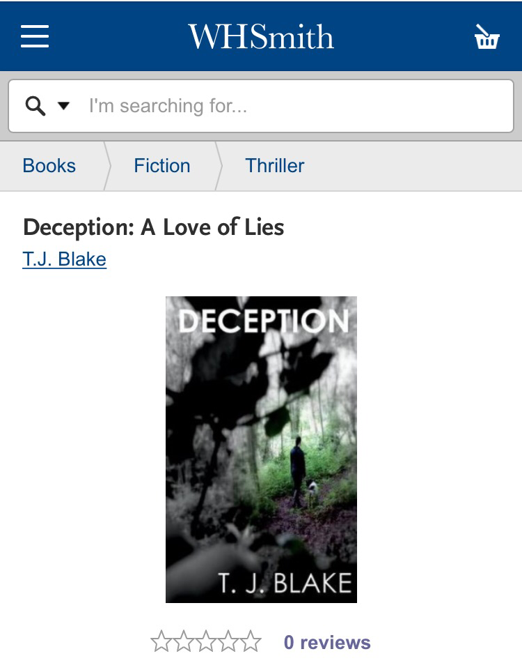 Deception T. J. Blake WHSmith